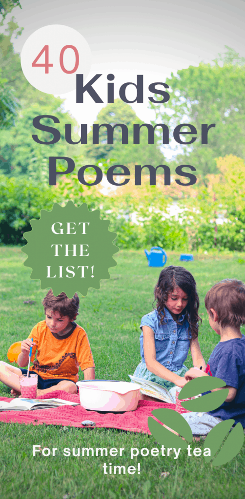 40 Summer Poems For Kids The Best